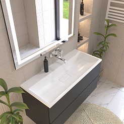 Stella Polare Раковина Арта 100 белая – фотография-2